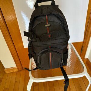 Targus - Camera Sling Backpack - Medium - Black/Grey color